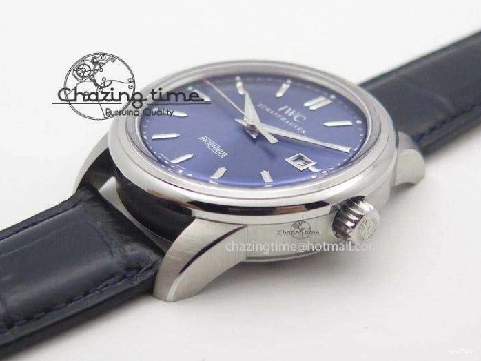 MIROTIME 0728 UrbanChic Ingeniuer St.Laurens SS Blue Dial MK 1:1 Best Edition On Black Leather Strap A 7366